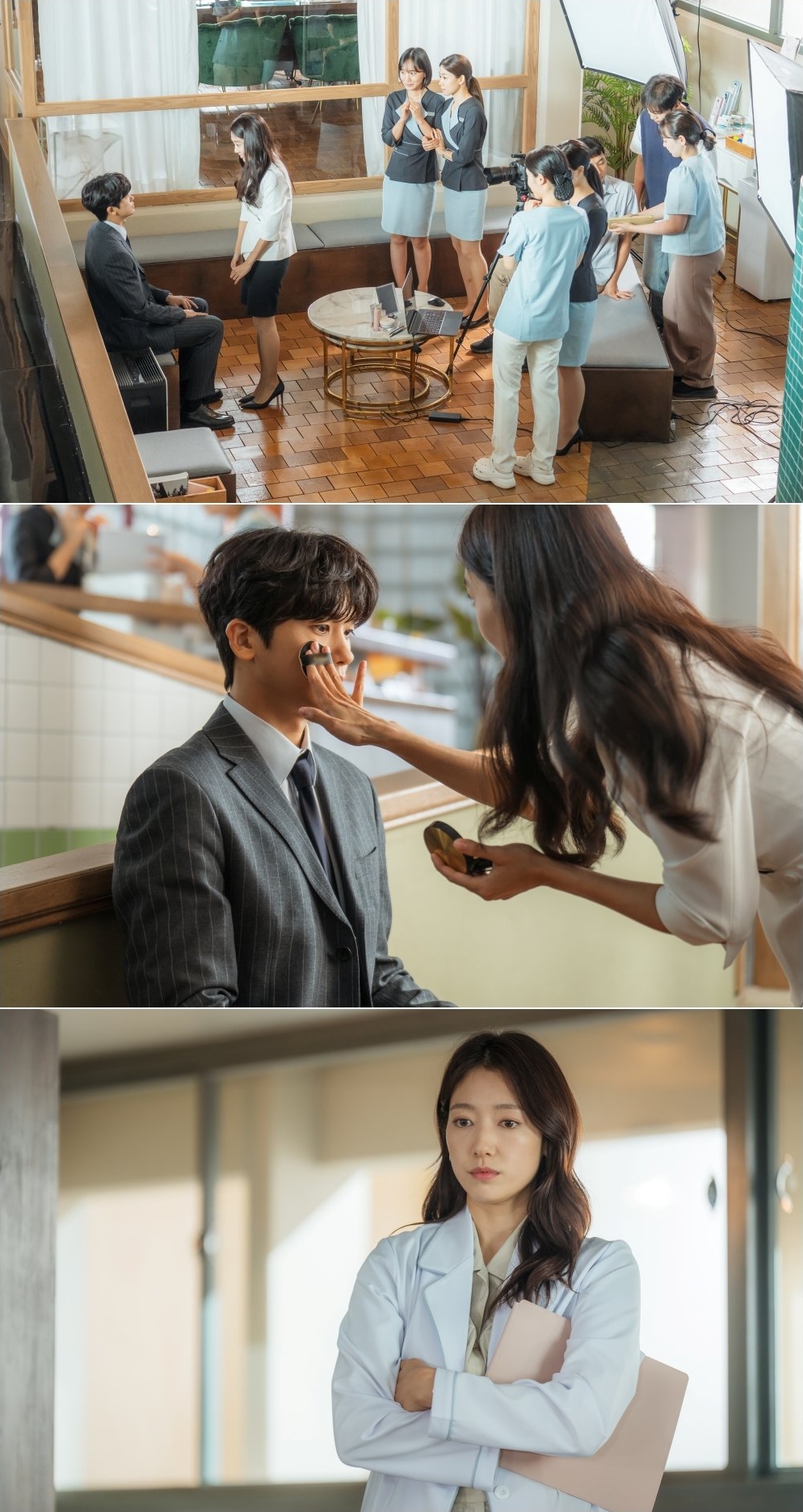 Park Hyung Sik And Park Shin Hye Try To Keep Their Relationship A Secret At Work In “Doctor Slump”