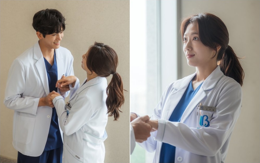 Park Hyung Sik And Park Shin Hye Try To Keep Their Relationship A Secret At Work In “Doctor Slump”